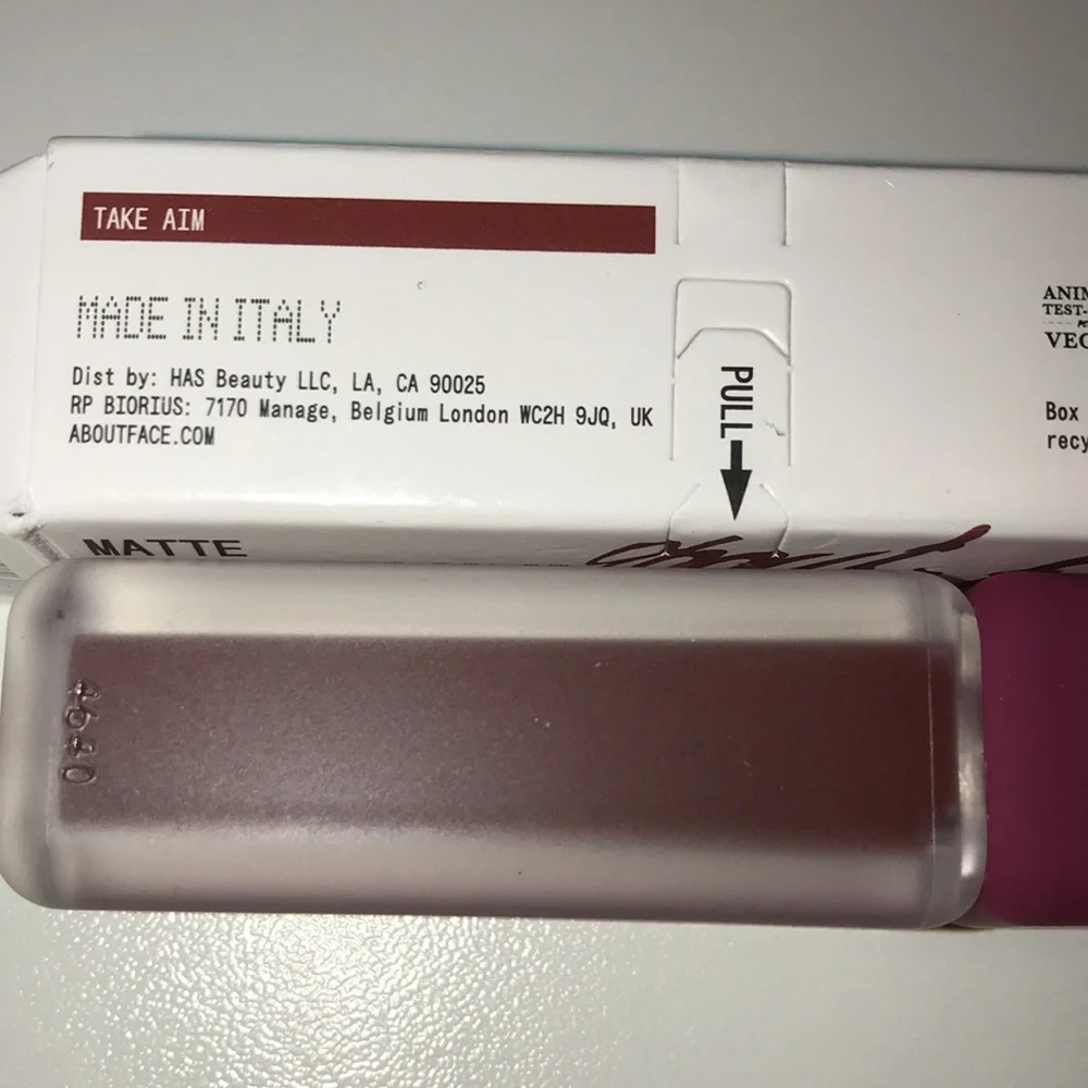 ABOUT FACE Paint It Liquid Lipstick in Take Aim brand new